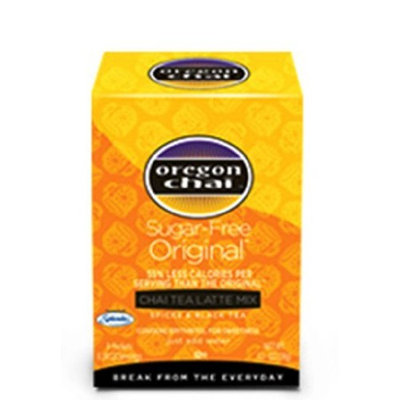 Davinci Oregon Chai Tea Latte Mix, Sugar Free Original, 8-Count Boxes (Pack of 6)