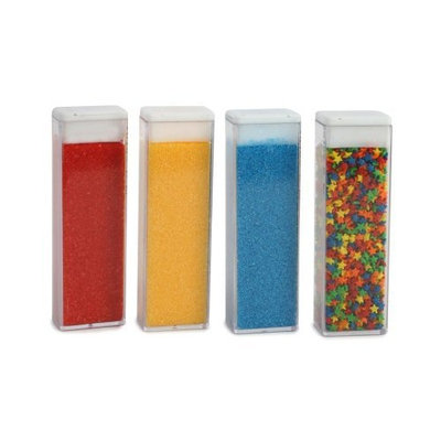 Duff Goldman by Gartner Studios Sprinkle/Sugar Set of 4 - #1 Primary, 5.2 Ounce Net. Wt.(Pack of 3)