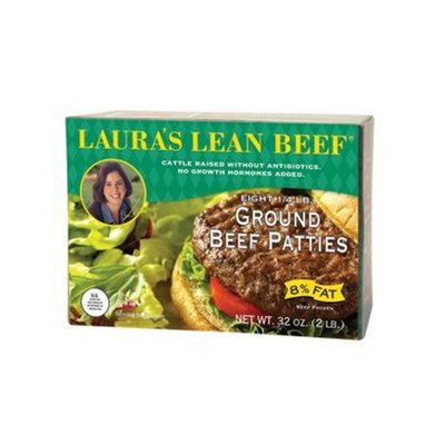 Laura's Lean Beef Ground Beef Patties 32 oz