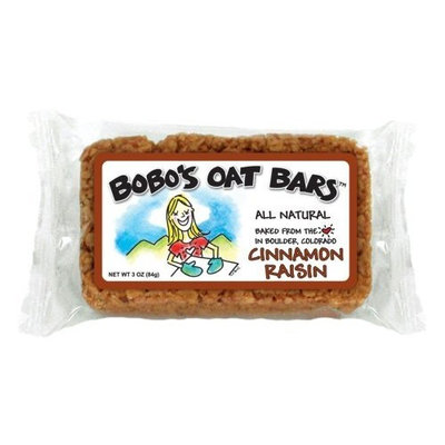 Bobo's Oat Bars All Natural, Cinnamon Raisin, 3-Ounce Packages (Pack of 12)