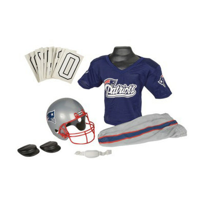 Franklin Sports NFL Patriots Deluxe Helmet and Uniform Set - Small