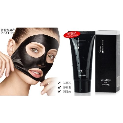 Genuine by Tarad Siam PILATEN blackhead remover,Tearing style Deep Cleansing purifying peel off the Black head,acne treatment,black mud face mask 60g