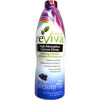 Healthy Brands, Inc. Reviva High Absorption Calcium Citrate Complete Nutrition Smooth Blueberry - 32oz.