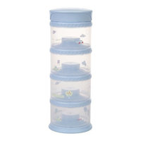 Innobaby Packin' smart Four Tier Travels Stack N Seal Food Storage System, Blue (Discontinued by Manufacturer)