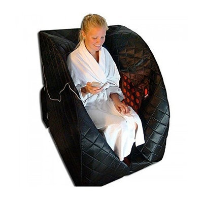 Therasage Ps2002 Portable Far Infrared Sauna, Black, Large