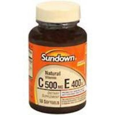 Sundown Naturals Vitamin C & E SOFTGELS SDWN Size: 50