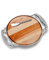 Wilton Armetale Serveware, Belle Mont Cheese Board with Spreader