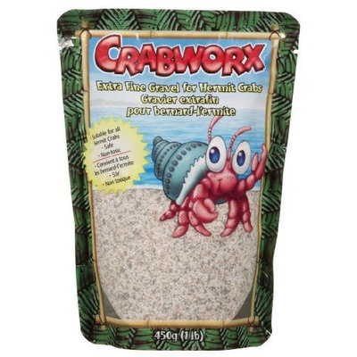 Hagen Crabworx Extra Fine Gravel 1-Pound, Rainbow
