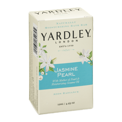 Yardley London Naturally Moisturizing Bath Bar Jasmine Pearl