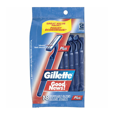 Gillette Good News! Disposable Plus Lubrastrip Razors