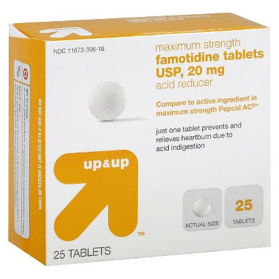 up & up up&up Maximum Strength Famotidine Acid Reducer 20 mg Tablets - 25