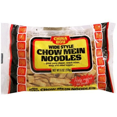 China Boy Chow Mein Noodles, Wide, 6-Ounce Bags (Pack of 12)