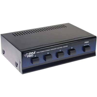 Pyle Audio Pyle 4 Channel High Power Stereo Speaker Selector
