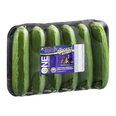 Sunset One Sweet Cucumber Mini-Cucumbers - 6 CT