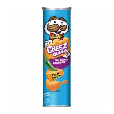 Pringles® Cheez Ummms Mild Jalapeno Cheddar Potato Crisps