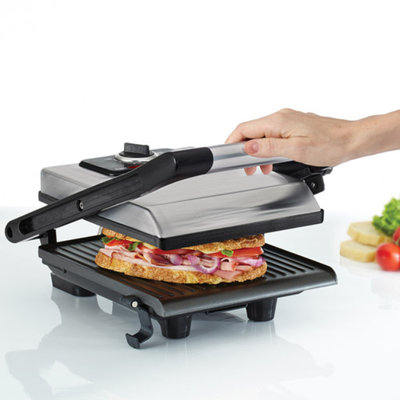 Bella 13944 Panini Maker, Brushed Stainless Steel