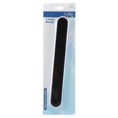 Belle Salon Board Nail File - 2 Pack