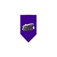 Ahi My Kind Of Gas Screen Print Bandana Purple Small