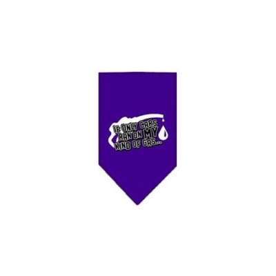 Ahi My Kind Of Gas Screen Print Bandana Purple Small