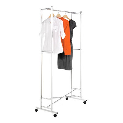 Honey Can Do Chrome Square Tube Rack