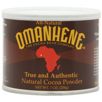 Omanhene All Natural, Single Origin Cocoa Powder, non-alkalized, 7 Ounce Canister (Pack of 4)