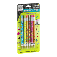 Zebra Cadoozles Mechanical Pencil .7mm #2 Lead - 6 CT