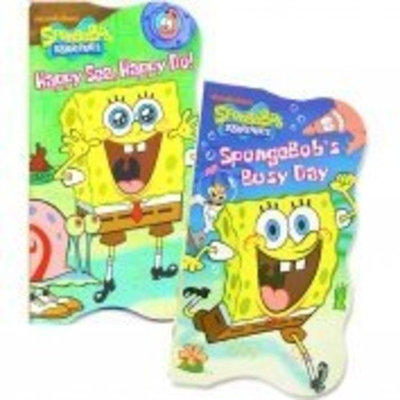 Nickelodeon SpongeBob SquarePants Shaped Board Books (Set of 2)