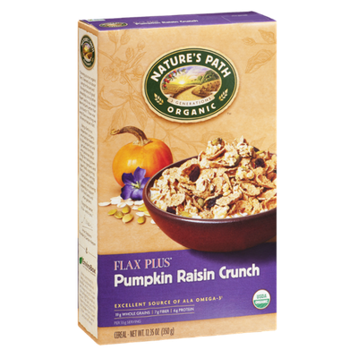 Nature's Path Organic Flax Plus Pumpkin Raisin Crunch