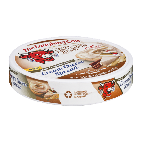 The Laughing Cow Smooth Sensations Cream Cheese Spread Cinnamon Cream