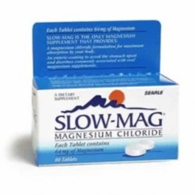 Slow-Mag Magnesium Chloride with Calcium, 60 Count