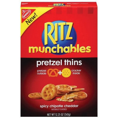 Nabisco RITZ Munchables Spicy Chipotle Cheddar Pretzel Thins