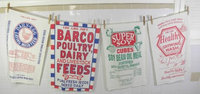 Creative Home Feed Sack Dish Towels By Moda Set of 4
