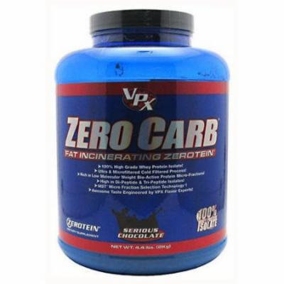 VPX Zero Carb Fat Incinerating Zerotein, Serious Chocolate, 4.4 LB