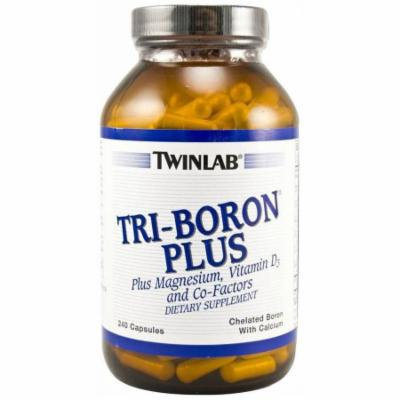 TwinLab Tri Boron Plus Capsule, 240 CT