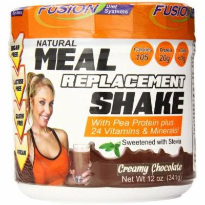 Fusion Diet Systems Natural Meal Relpacement Shake, Creamy Chocolate, 12 OZ