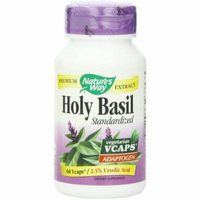 Nature's Way Holy Basil Vegetarian Capsules, 60 CT