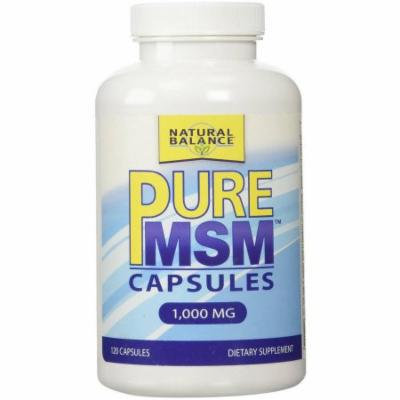 Natural Balance Pure MSM Capsules, 120 CT