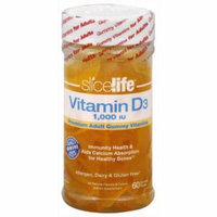 Slice of Life Vitamin D3 Gummy Slices, 60 CT