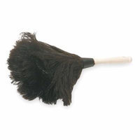 TOUGH GUY 1MYG1 Duster, 14 In, Feather, Brown