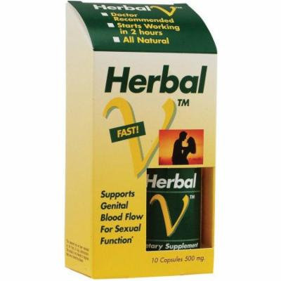 Lane Labs Herbal-V Dietary Supplement Capsules, 10 CT