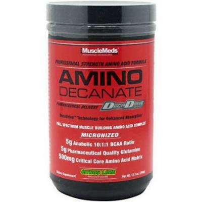 Muscle Meds Amino Decanate, Citrus Lime, 12.7 OZ