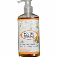 South Of France Natural Body Care, Hand Wash with Soothing Aloe Vera Orange Blossom, 8 FL OZ (Pack of 3)