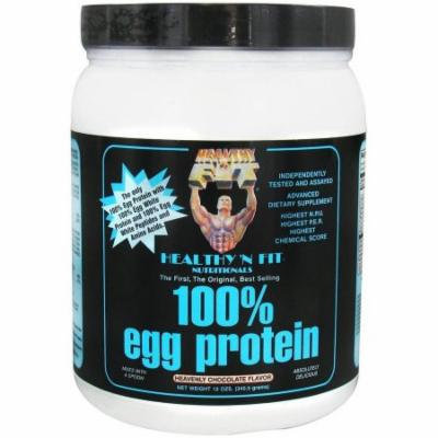 Healthy N Fit 100% Egg Protein Powder, Heavenly Chocolate Flavor, 12 OZ