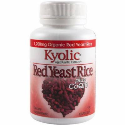 Kyolic Red Yeast Rice plus CoQ10 Capsules, 75 CT