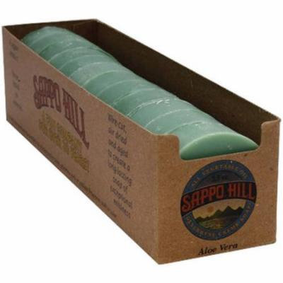 Sappo Hill Glycerine Creme Soap - Aloe Vera, 3.5 OZ (Pack of 12)