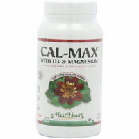 Maxi-Health Cal-Max with D3 & Magnesium, Supports Healthy Bones, Kosher, 180 CT