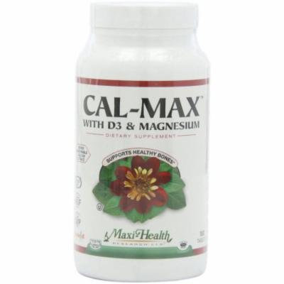 Maxi-Health Cal-Max with D3 & Magnesium, Supports Healthy Bones, Kosher, 180 CT