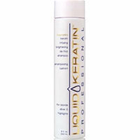 Liquid Keratin Infusing Brightening De-Frizz Shampoo for Blonde / Silver & Highlights, 8 fl. oz.