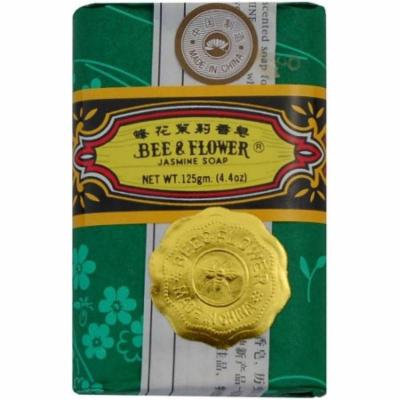 Bee & Flower Soap Bar Jasmine, 4.4 OZ (Pack of 4)