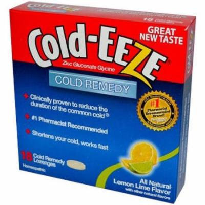 Cold-Eeze Remedy Lozenges Lemon Lime, 18 CT